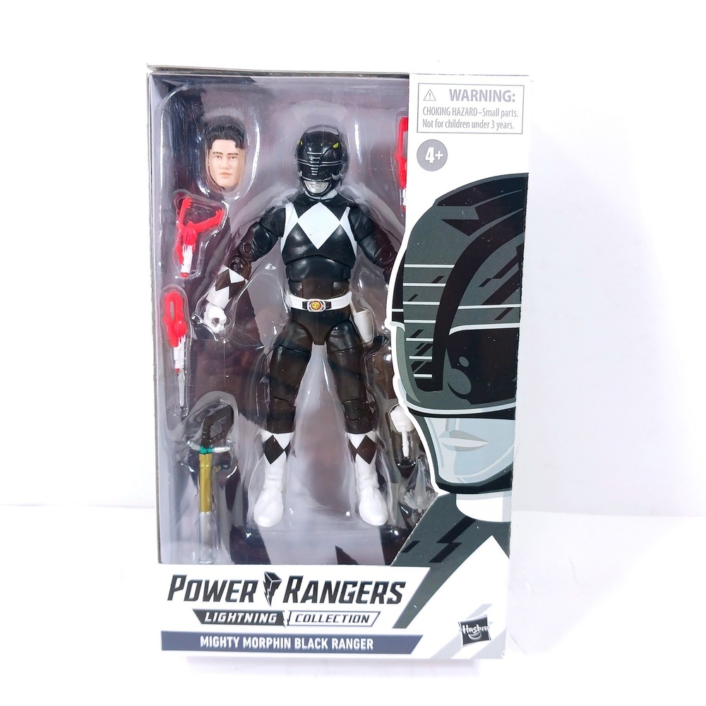 Power Rangers Lightning Collection Mighty Morphin Black Ranger Hasbro F4510